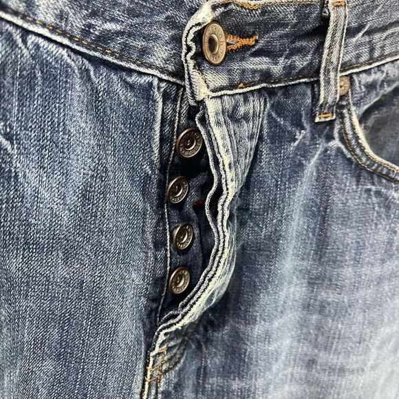 John Varvatos USA Button Fly Jeans 30R - Picture 4 of 9